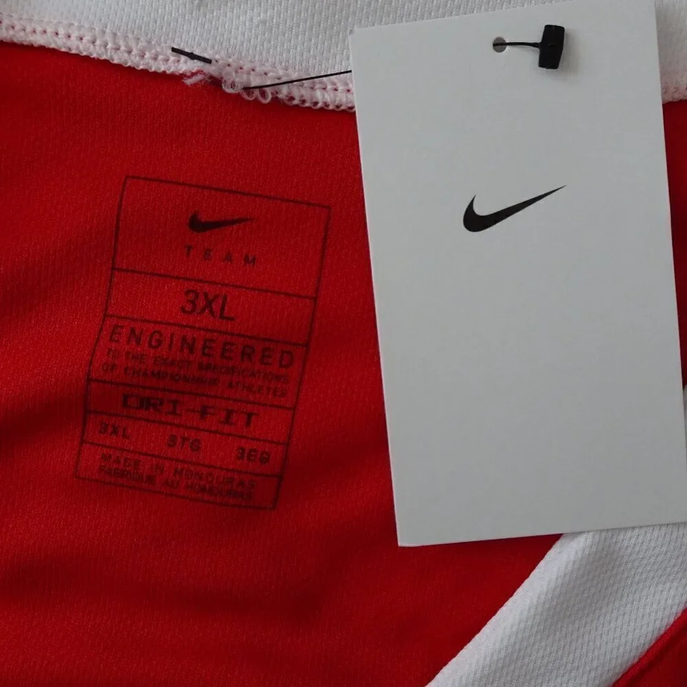 Nike Basketball Jersey Women's Size 3XL Red Sleeveless Sports Activewear